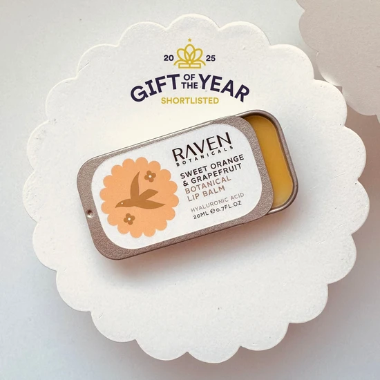 Raven Botanicals Botanical Lip Balm Sweet Orange & Grapefruit 20ml