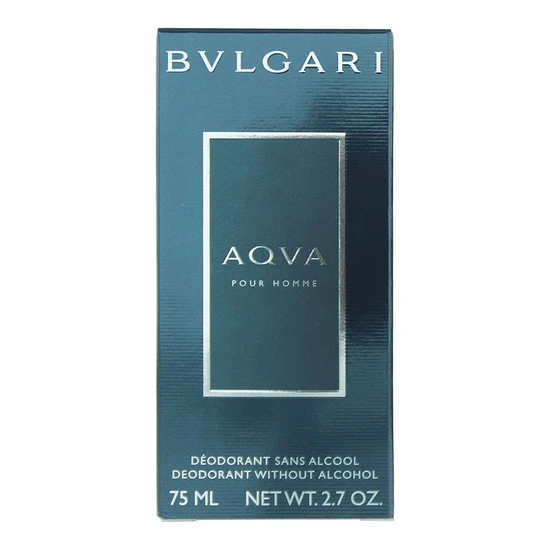 Bvlgari Aqva Pour Homme Deodorant Stick 75G