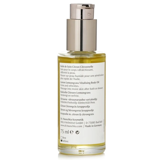 Dr Hauschka Lemon Lemongrass Vitalising Body Oil 75ml