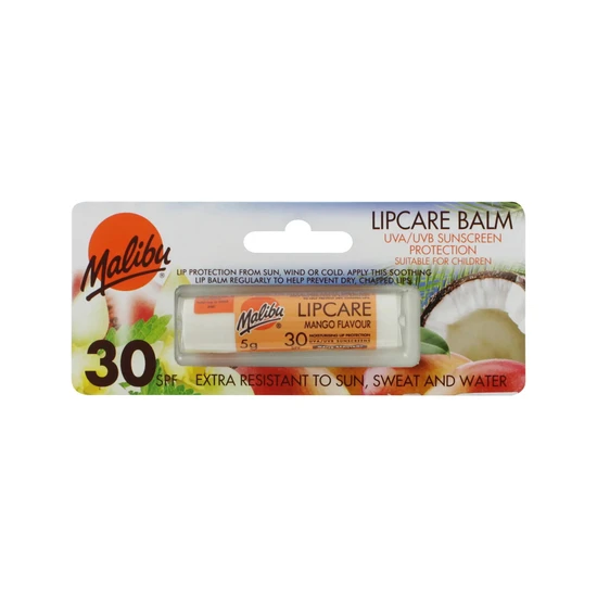 Malibu Mango Flavour Lipcare Balm SPF 30 5g