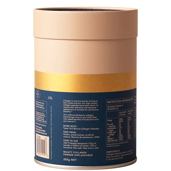 Dose & Co Beauty Collagen Powder Unflavoured 255g