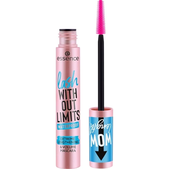 essence Lash Without Limits Waterproof Extreme Lengthening & Volume Mascara 03 Black Waterproof