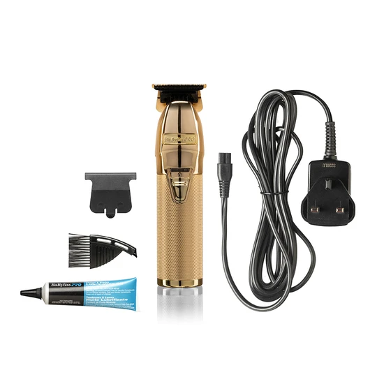 BaByliss PRO Cordless Super Motor Skeleton Trimmer Gold
