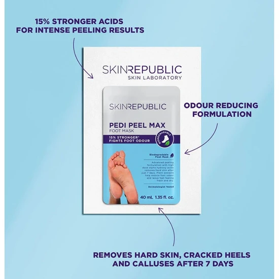Skin Republic Foot Pedi Peel Max Mask 40ml