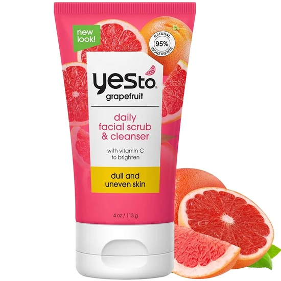 Yes To Grapefruit Vitamin C Glow Boosting Daily Facial Scrub 113g