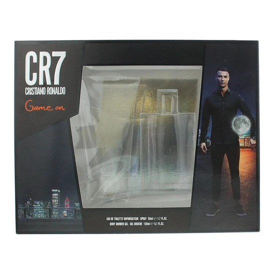 Cristiano Ronaldo CR7 Game On Gift Set 50ml Eau De Toilette + 150ml Shower Gel