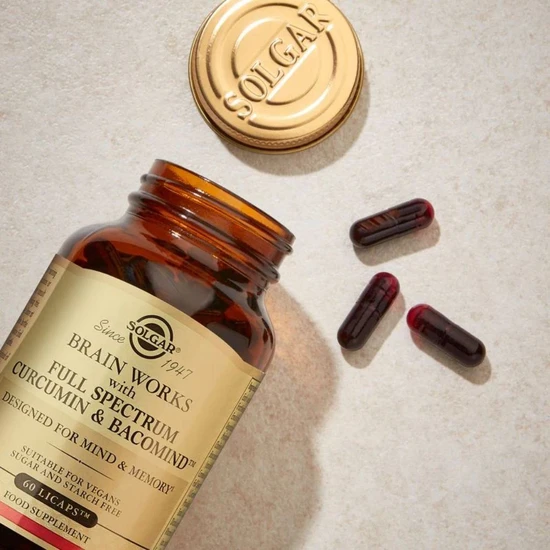 Solgar Full Spectrum Curcumin Brainworks Capsules 60 Capsules
