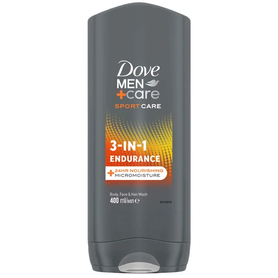Dove Men Care Sport Care 3 In 1 Endurance Body Face & Hair Wash 400ml