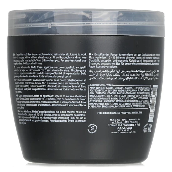 Alfaparf Semi Di Lino Sublime Detoxifying Mud Mask 500ml