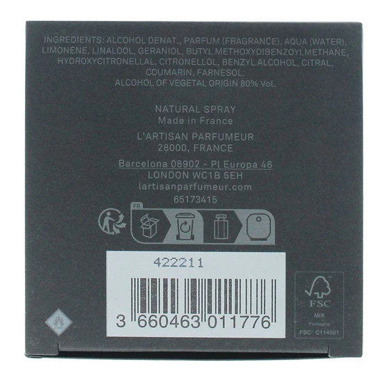 L'Artisan Parfumeur Histoire D'Orangers Eau De Parfum 100ml