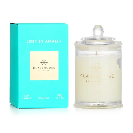 Glasshouse Fragrances Triple Scented Soy Candle Lost In Amalfi Sea Mist 60g