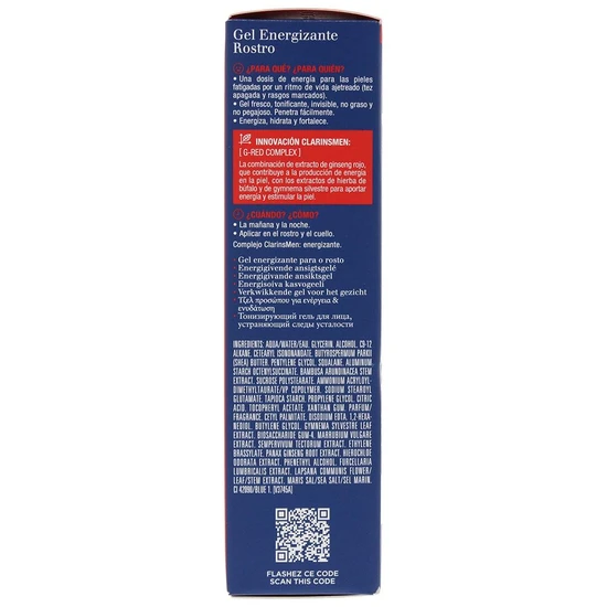 Clarins Men Energising Gel With Red Ginseng Extract 50ml