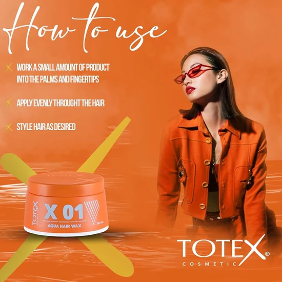 Totex Cosmetic X 01 Aqua Hair Wax 150ml