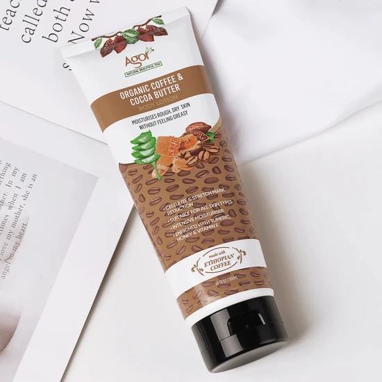 Agor Organic Coffee & Cocoa Butter Body Lotion 300ml