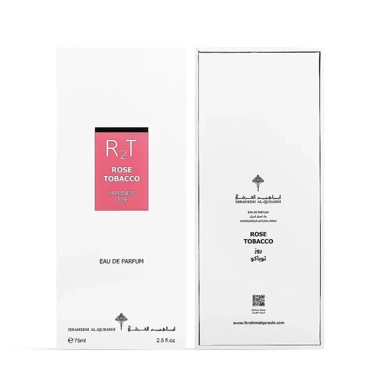 Ibrahim Al Qurashi Happiness Dose Rose Tobacco Eau De Parfum 75ml