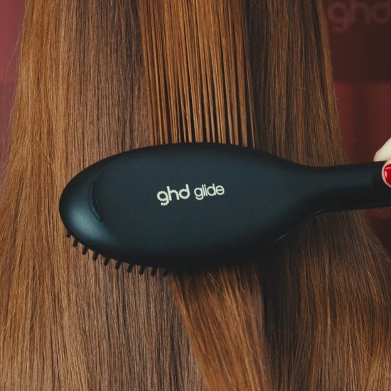ghd Glide Hot Brush Christmas Gift Set In Black