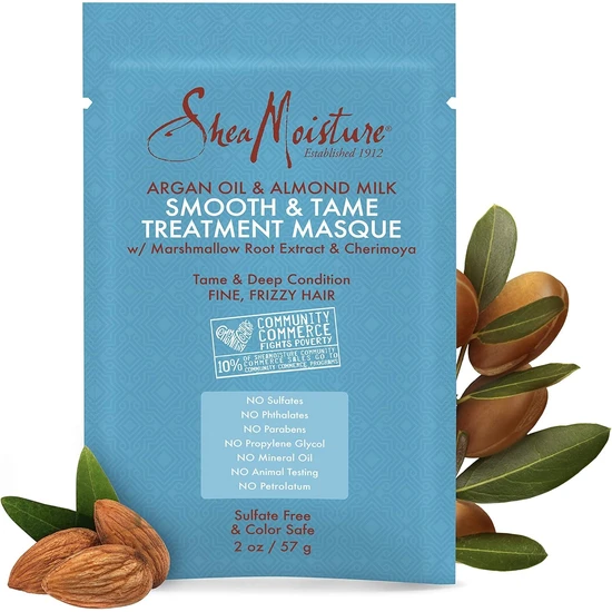Shea Moisture Argan Oil & Almond Oil Smooth & Tame Treatment Masque 57g
