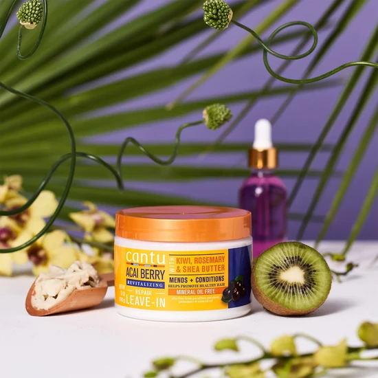 Cantu Acai Berry Shea Butter Revitalising Repair Leave-In Conditioner 340 g