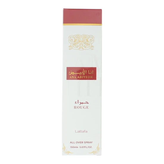 Lattafa Ana Abiyedh Rouge All Over Body Spray 150ml