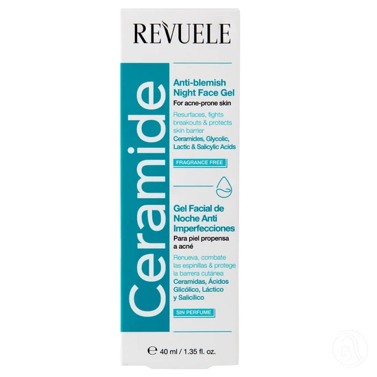 Revuele Ceramide Anti Blemish Night Face Gel 40ml