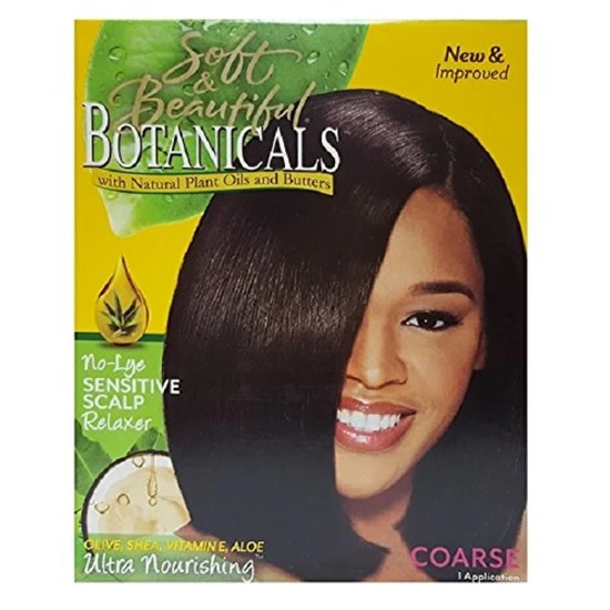 Soft and Beautiful Botanicals No-Lye Sensitive Scalp Relaxer Coarse