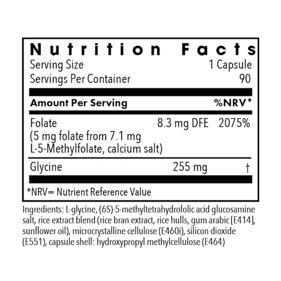 Allergy Research Group L-Methylfolate 5mg Capsules 90 Capsules