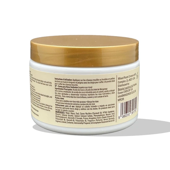 Mixed Roots Thirsty Curls Curling Custard Coconut Oil & Mongongo Oil 355ml