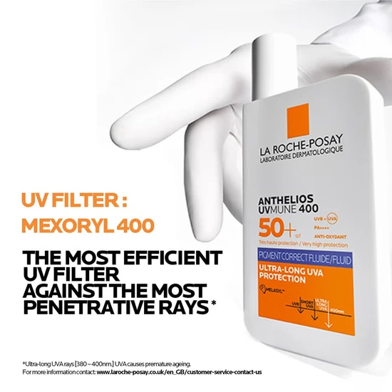 La Roche-Posay Anthelios UVMune 400 Anti-Dark Spots Fluid SPF 50+ Sunscreen 50ml