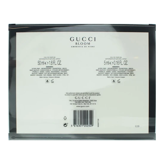 Gucci Bloom Ambrosia Di Fiori Eau De Parfum Gift Set 2 Piece