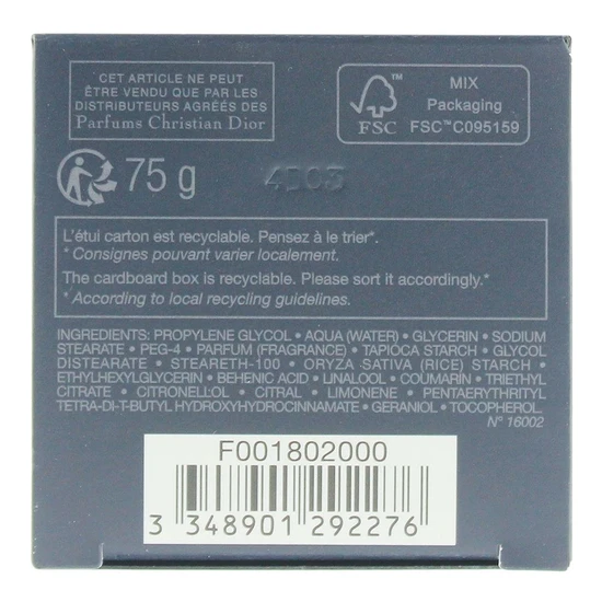 DIOR Sauvage Deodorant Stick 75g