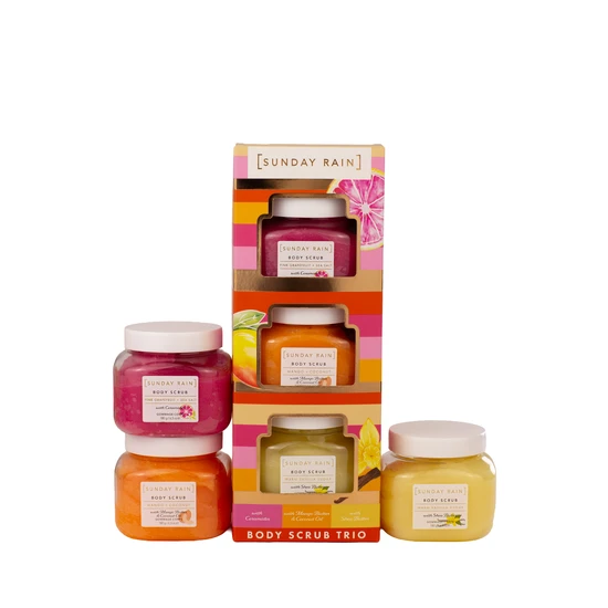Sunday Rain Mini Scrub Trio