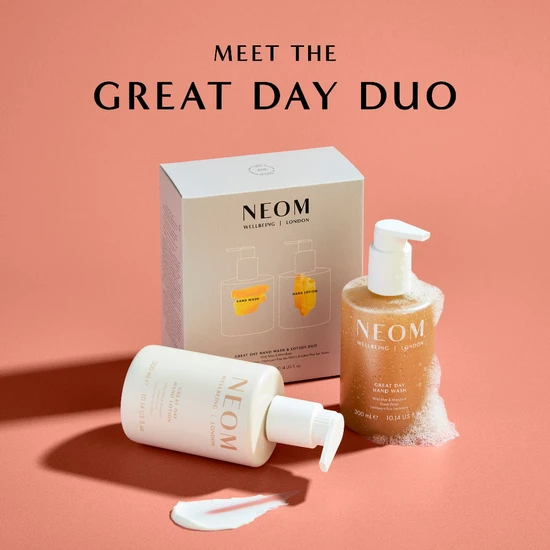 Neom Organics Great Day Hand Wash & Lotion Duo