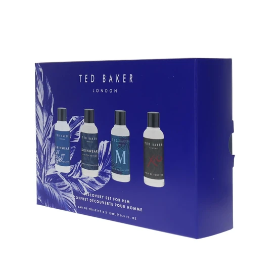Ted Baker Icons Eau De Toilette Splash Gift Set 4 x 15ml