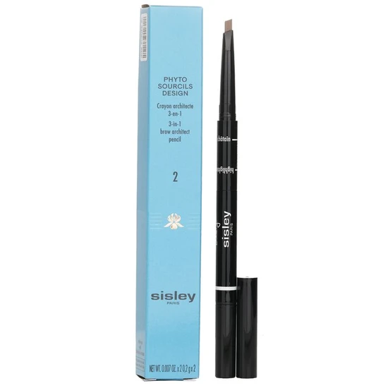 Sisley Phyto Sourcils Design 3-In-1 Brow Architect Pencil 2 Chatain