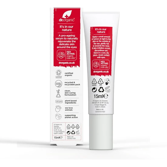 Dr. Organic Rose Otto Eye Serum 15ml
