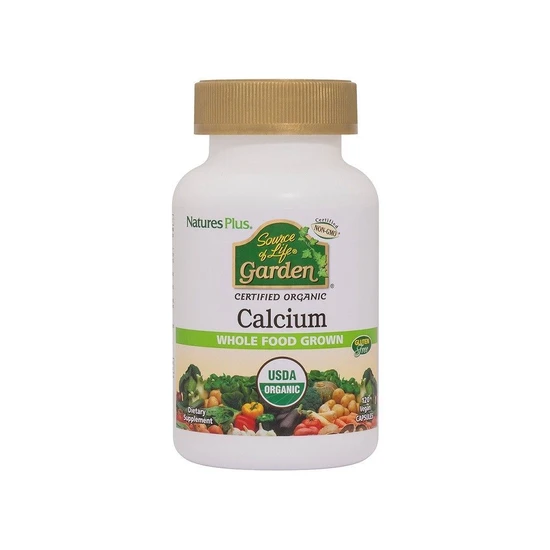 Nature's Plus Source Of Life Garden Organic Calcium 1000mg 120 Vegicaps