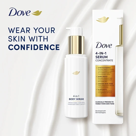 Dove 4-In-1 Concentrate Serum 100ml