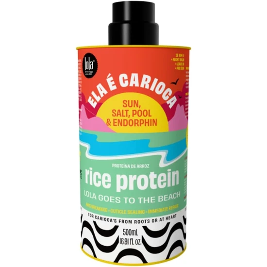 Lola Ela E Carioca 3-in-1 Rice Protein Damage Control Hair Treatment 500ml