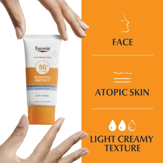 Eucerin Sun Sensitive Protect Cream SPF 50+ Sunscreen 50ml