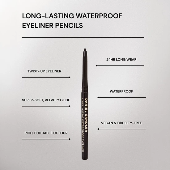 Daniel Sandler Long Lasting Waterproof Eyeliner Black