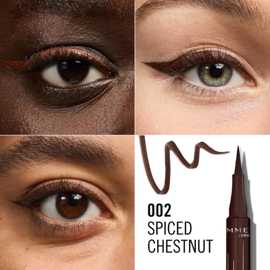 Rimmel Wonder'Ink Precision Liquid Eyeliner Pen 002 Spiced Chestnut