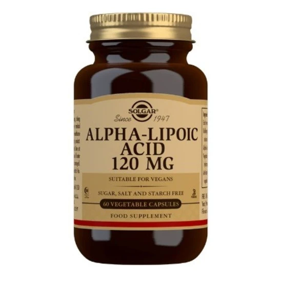 Solgar Alpha Lipoic Acid 120mg Vegicaps 60 Vegicaps