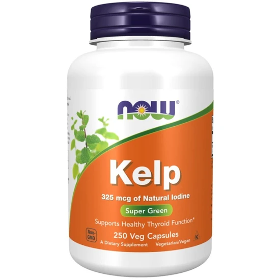 NOW Foods Kelp 325mcg Capsules 250 Capsules
