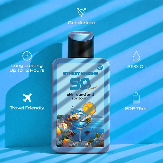 Street Origins Skin, Sand & Santorini Extrait De Parfum 75ml