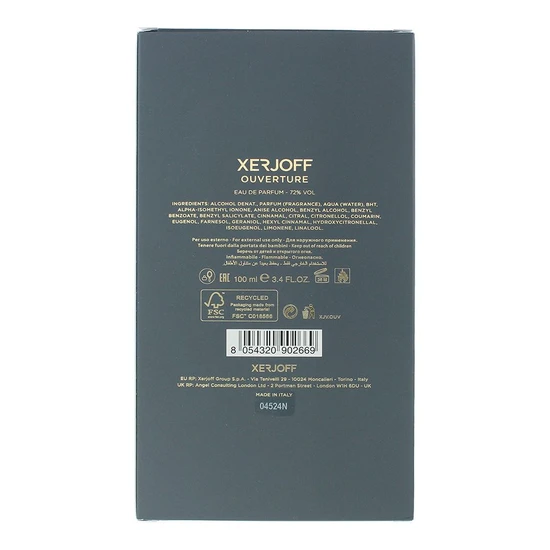 Xerjoff Ouverture Eau De Parfum 100ml