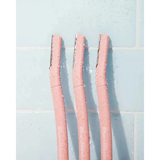 Bondi Blades Dermaplaning Razors Remove Peach Fuzz/Dead Skin For Glowing Skin 3 Pack