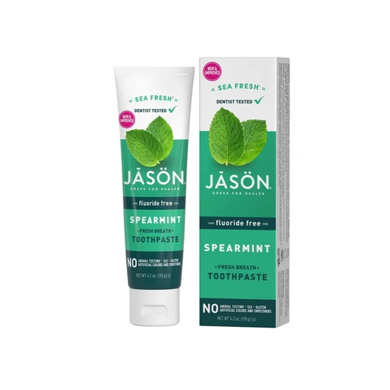 JASON Sea Fresh Fluoride Free Spearmint Toothpaste 119g