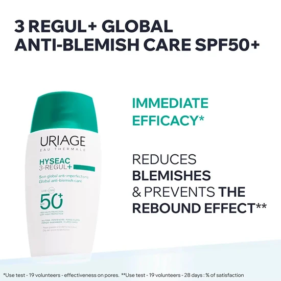Uriage Hyseac 3-Regul+ Global Anti-Blemish Care SPF 50+ 50ml