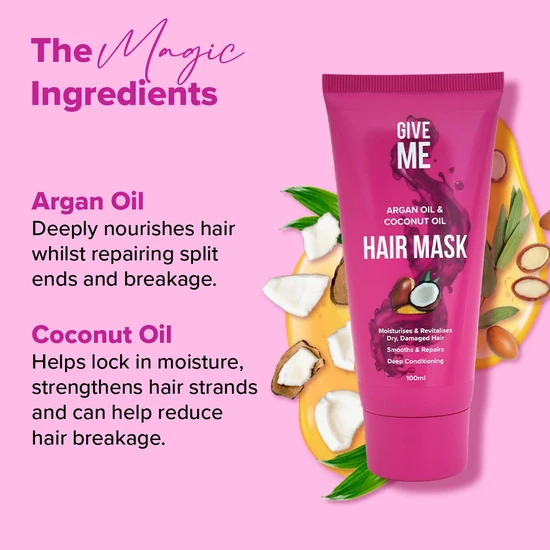 Give Me Argan Oil & Coconut Oil Deep Conditioning Hair Mask 100ml