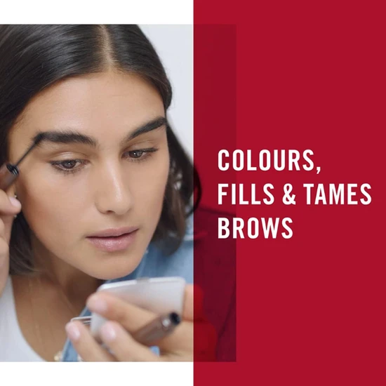 Rimmel Wonder'Full Brow 24hr Waterproof Brow Mascara With Fibres 002 Medium Brown